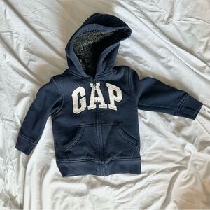 GAP Navy Blue Kids Hoodie Jacket